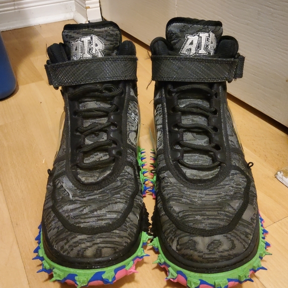 Off-White x Nike AF1 Mid Black // Men's US11 - Picture 4 of 7